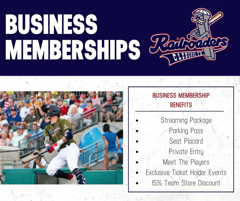 CRRBaseball's tweet photo. 🚂Calling all local businesses!🚂

Become a Railroaders Business Member and get your brand in front of thousands of fans all season long! Enjoy exclusive perks, Railroader experiences, and a chance to make lasting connections. Let’s grow together – join us today! https://t.co/AxGRzPAWDT
