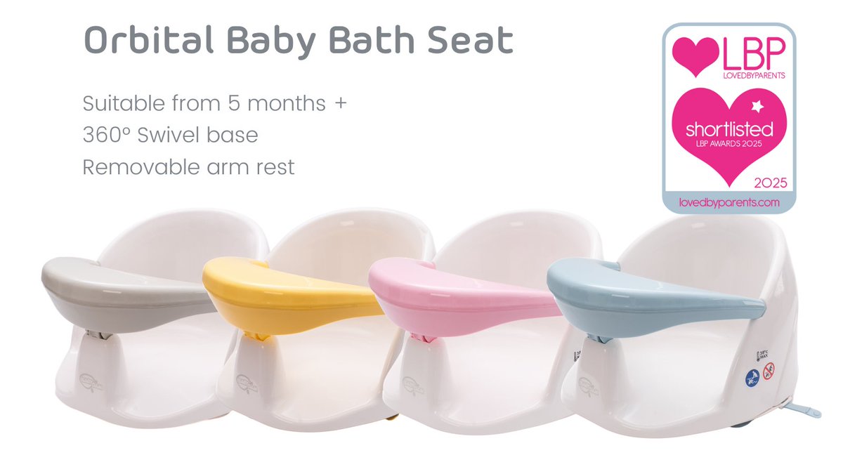 We are so excited that our Orbital Baby Bath Seat has been shortlisted in the Best Baby Seat &amp; Best Innovative Bath-time Product categories <a href="/lovedbyparents/">lovedbyparents ®</a> Awards 2025. Please vote, every vote counts and it means the world to us! lbpawards.com/2025-shortlist…
#LBPawards #LBPawards2025