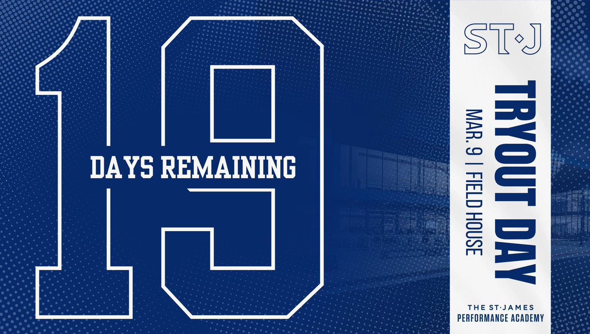 Days Until Greatness ‼️ ST🔹J