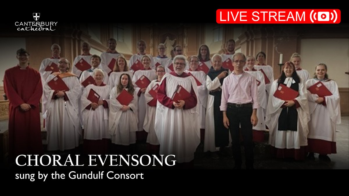 Join our clergy and visiting choir -  The Gundulf Consort - in person or live online at 5.30pm today for Choral Evensong ⬇️

ow.ly/W3yw50R4Bff

#ChurchatHome #ChurchOnline #OnlineWorship