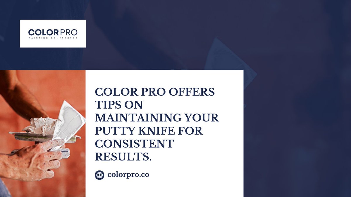 Color Pro Offers Tips on Maintaining Your Putty Knife for Consistent Results! 🎨🔧

A well-maintained putty knife ensures smooth application and professional results. #PaintingCompany #HousePainting #PaintingServices #ExteriorPaint #PortlandPainters
