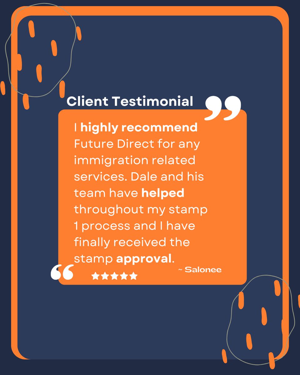 FutureDirect_ie's tweet image. Another wonderful review from one of our clients! At Future Direct, we're here to help with all your visa application needs. Speak with our team today!     

Learn more at : futuredirect.ie

#Ireland #FutureDirect #IrishVisa #Immigration #Employmentpermit #Visa