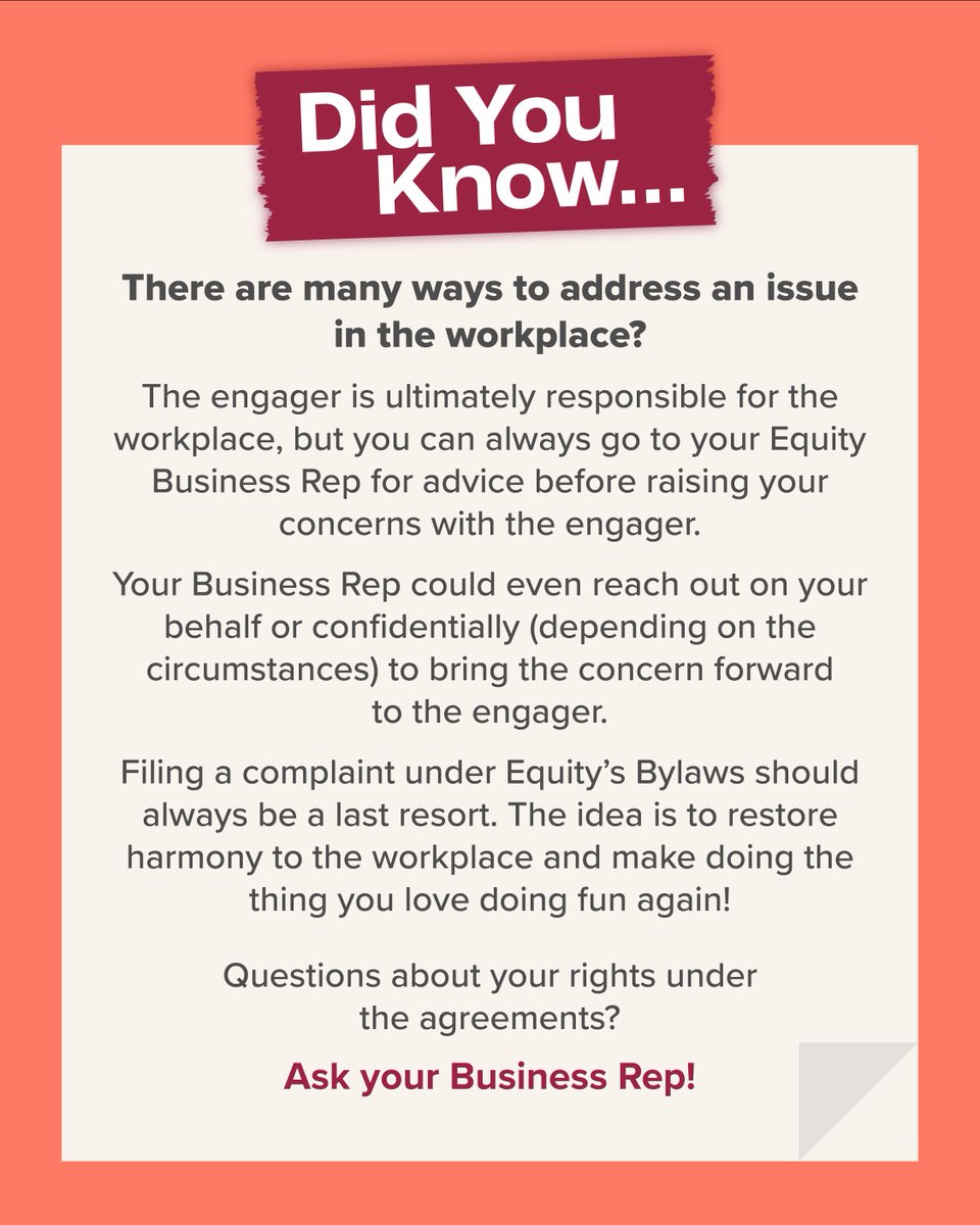 Equity Member Tips are back! Stay tuned for more tips, tricks, &amp; explanations to some of your most asked questions.

Not sure who your business rep is or have a general question about agreements? Get in touch at busrep[at]caea.com