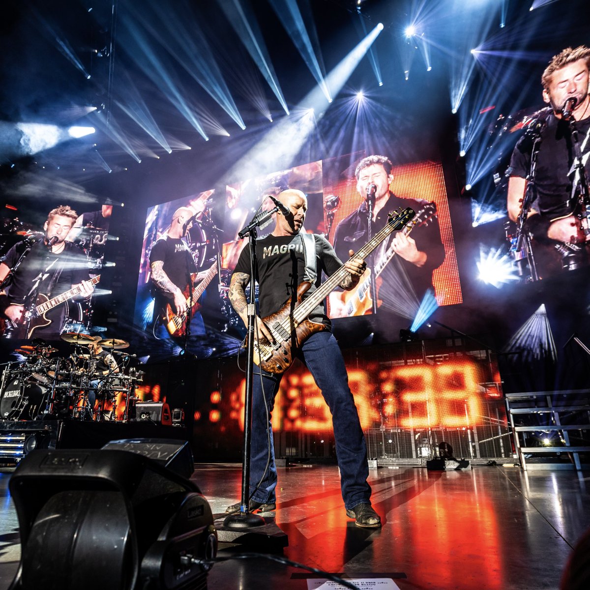 Nickelback's tweet photo. We’re teaming up with some of the biggest names in rock for one epic weekend! Tickets for Summer of 99 and Beyond Festival go on sale this Friday, February 21st at 10am Local Time. Sign up for the Bandsintown presale to get early access to tickets. 🤘

https://t.co/6xqlDAncV1 https://t.co/5pzYToz0Cm