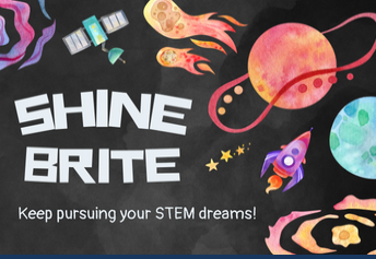 Encourage a Girl in STEM Today! Girls and young women are passionate about STEM and take STEM courses at high rates, but fewer see themselves pursuing STEM. You can help change this! In just 5 mins, you can encourage a girl to stay on her STEM journey. 
 bit.ly/3CS8o19