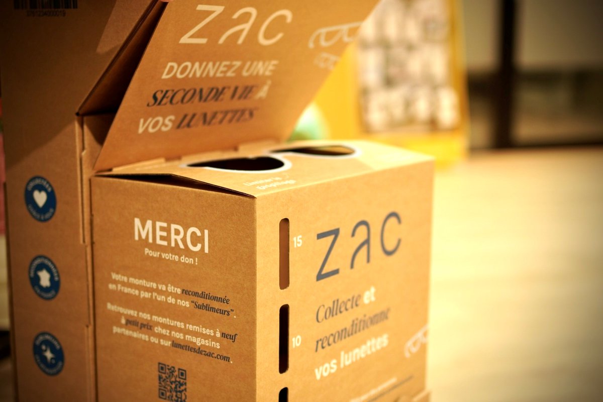 GroupeLaPoste's tweet image. #EconomieCirculaire | Donnez une seconde vie à vos lunettes avec #LaPoste et Lunettes de Zac ! Déposez vos anciennes lunettes dans 100 bureaux de poste et découvrez des modèles reconditionnés à petits prix ⤵