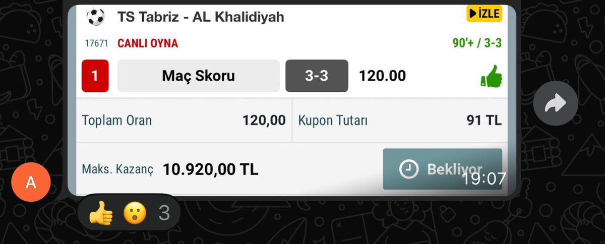 Ekipte arkadaşlar çatır çatır analizin hakkını verıyor

<a href="/oranlarilekazan/">Oran Avcısı</a>  daha ne rekorlar gorecegız