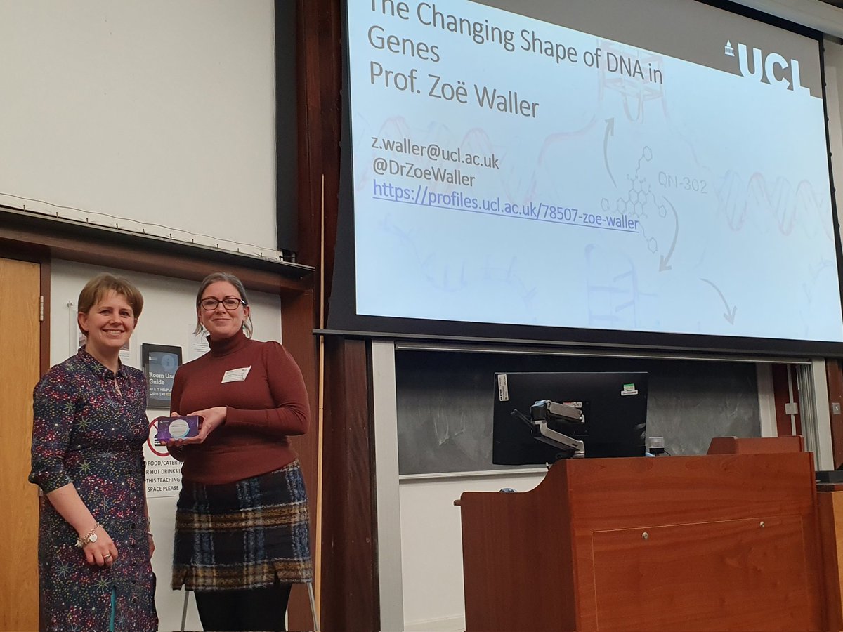 Michael Booth (@drmikebooth) on Twitter photo Massive congratulations to <a href="/DrZoeWaller/">Prof Zoë Waller</a> for winning the 2024 <a href="/RoySocChem/">Royal Society of Chemistry</a> Chemical Biology and Bioorganic Lectureship - today, giving her fantastic award lecture at the 2025 RSC CBBG Forum, in Bristol 🥳🏆 Massive congratulations to <a href="/DrZoeWaller/">Prof Zoë Waller</a> for winning the 2024 <a href="/RoySocChem/">Royal Society of Chemistry</a> Chemical Biology and Bioorganic Lectureship - today, giving her fantastic award lecture at the 2025 RSC CBBG Forum, in Bristol 🥳🏆