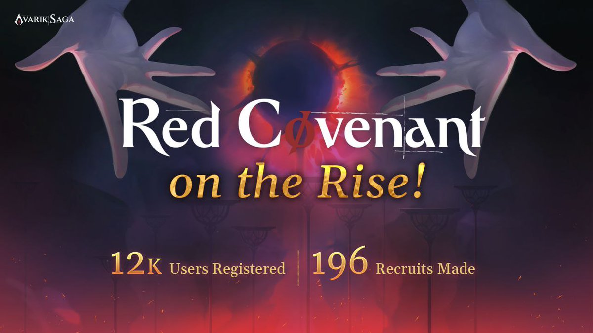 Abyss Descent is ready for its ascent.

⚔️ 12,000 players within first 14 hours of launch
⚔️ 196 Recruits made 

Our flagship game, Red Covenant, backed by <a href="/arbitrum/">Arbitrum</a>  and <a href="/Ronin_Network/">Ronin</a>, will be live on App Store by end of this week. 

Play now: play.google.com/store/apps/det…
