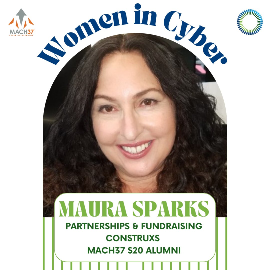 MACH37 (@mach37cyber) on Twitter photo 🔹Women in Cyber: Meet <a href="/maurasparks/">maura sparks</a> of Construxs and MACH37 S20 alumni🔹
With 15+ years in startups & emerging tech, Maura is a force in cybersecurity & AI, Maura drives innovation in data integrity & security.
#WomeninCyber #WomeninTech 🔹Women in Cyber: Meet <a href="/maurasparks/">maura sparks</a> of Construxs and MACH37 S20 alumni🔹
With 15+ years in startups & emerging tech, Maura is a force in cybersecurity & AI, Maura drives innovation in data integrity & security.
#WomeninCyber #WomeninTech