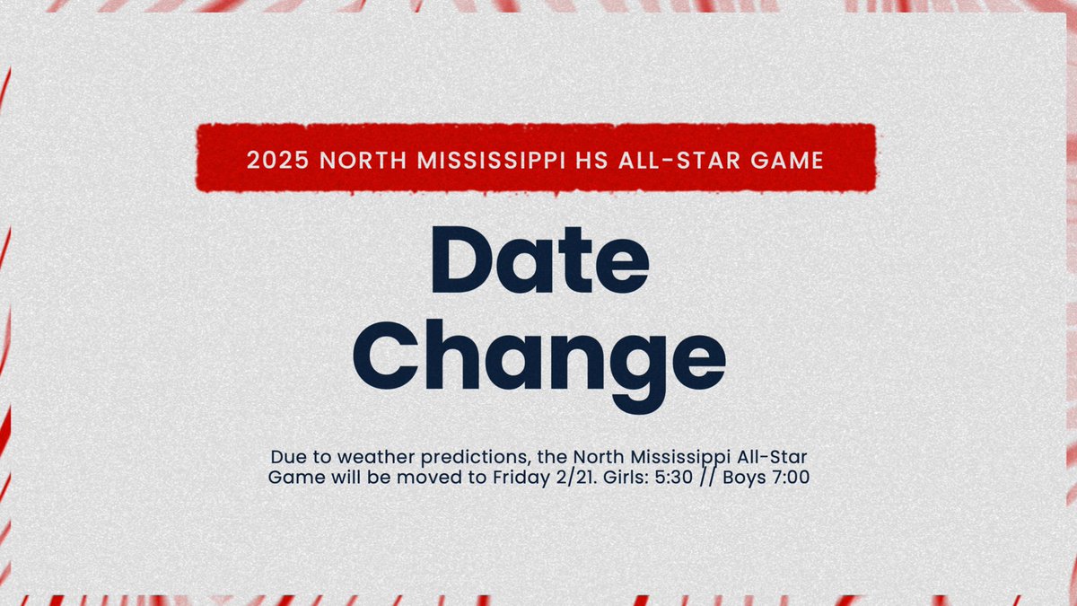🚨 With the incoming weather &amp; temps, the All-Star Games have been moved to Friday.