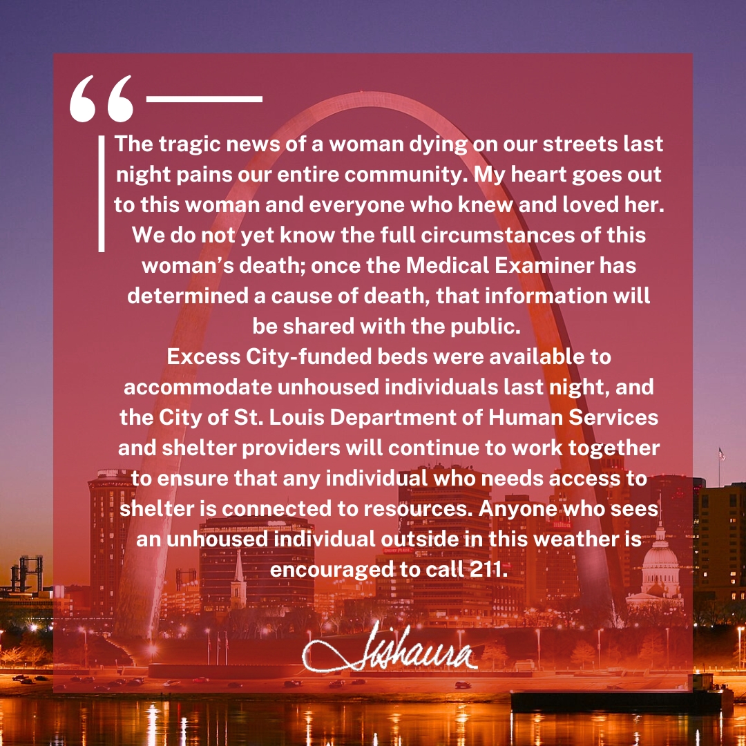 Mayor Tishaura O. Jones Archived tweet media