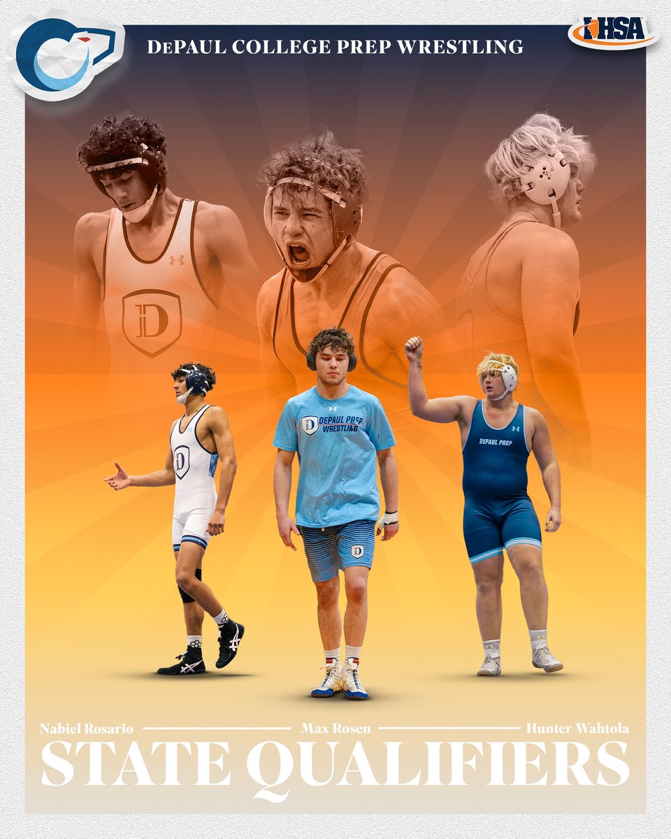 Congratulations to our IHSA 2A State Qualifiers!

They will compete starting this Thursday down in Champaign, Illinois at the State Farm Center!

132lbs - Nabiel Rosario

144lbs - Max Rosen

285lbs - Hunter Wahtola