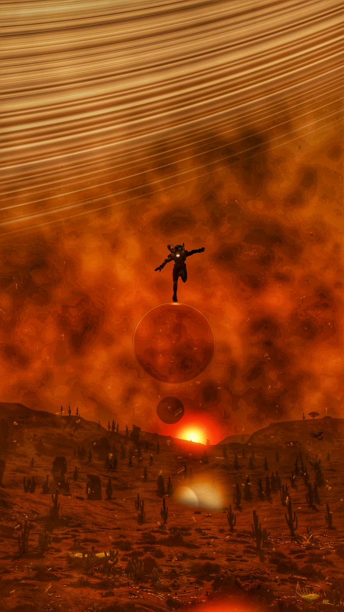 Sunsets and silhouette storms 🌅 
—
<a href="/NoMansSky/">Sean Murray</a> <a href="/hellogames/">Hello Games</a> 
#NoManSky #NoMansSkyWorldsPt2 #VirtualPhotography