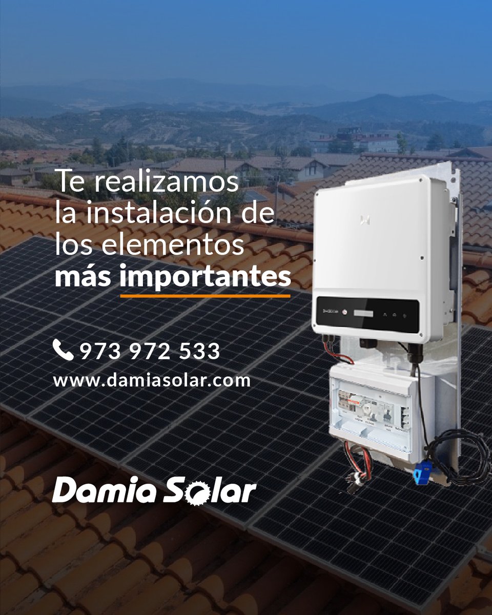 damiasolar's tweet photo. En Damia Solar realizamos gratuitamente la preinstalación de tu kit de autoconsumo solar 🙌🏻

Simplifica al máximo su rápido montaje final 
Genera tu electricidad 
Ahorra  en la factura de la luz de tu vivienda.

¡Ponte en contacto con nosotros!

https://t.co/6ZnL7l35g6 https://t.co/u5aLuTLnwg