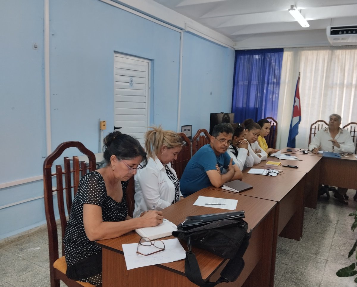 fcmbg383960's tweet photo. Se desarrolla la Reunión de Trabajo del Vicedecanato Docente de nuestra Facultad.✍️ https://t.co/DFDJlbFHyc