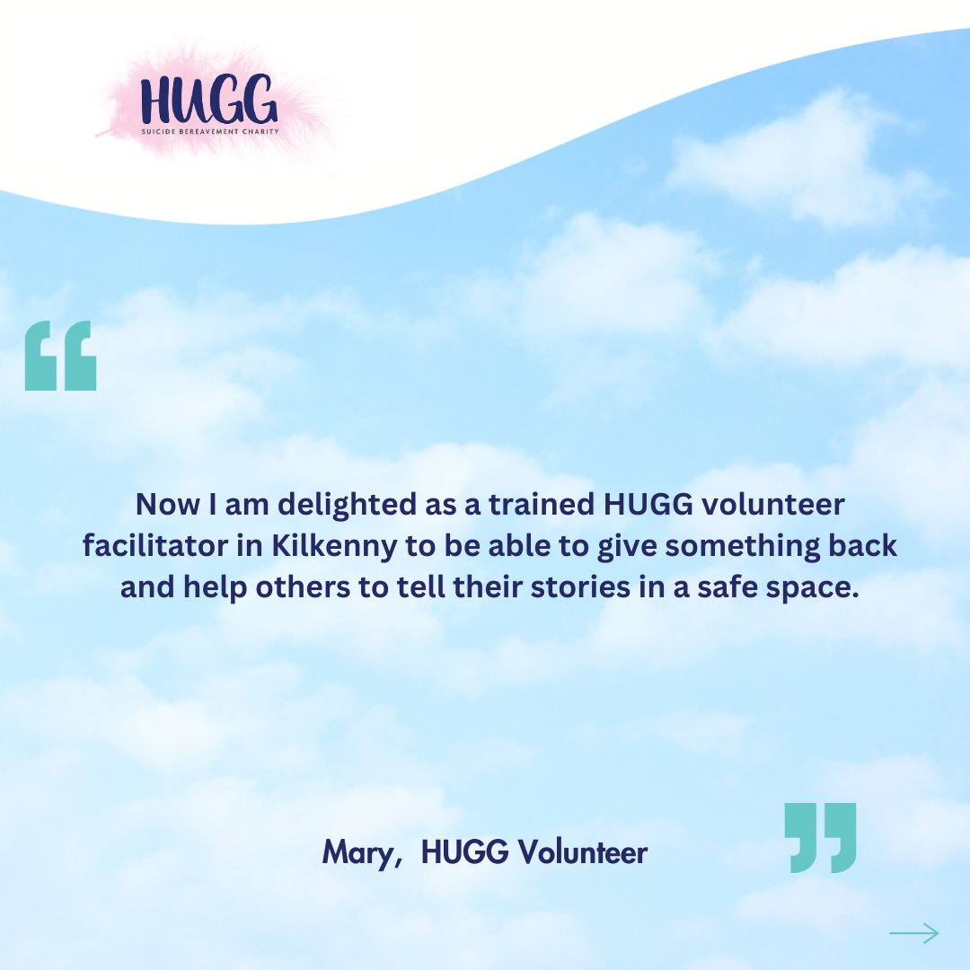 HUGG (@huggireland) on Twitter photo HUGG Kilkenny, a dedicated suicide bereavement support group will launch in March.
To join this group or learn more you can:
Complete the form on HUGG.ie
Call 01 513 4048
Email support@HUGG.ie
You are not alone. HUGG Kilkenny, a dedicated suicide bereavement support group will launch in March.
To join this group or learn more you can:
Complete the form on HUGG.ie
Call 01 513 4048
Email support@HUGG.ie
You are not alone.