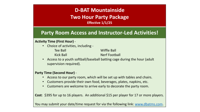dbatms's tweet photo. Have your birthday party here at DBAT!  Call us for details at 908-518-7950 or check our website at https://t.co/AdRM5ySMD1. https://t.co/cJStQ8VIOo