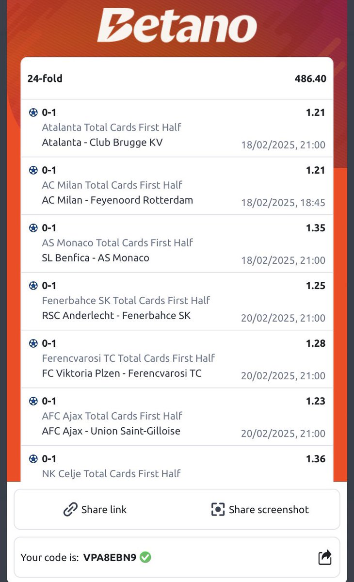 DavsmartMEDIA_1's tweet image. Card tips ready ๐ฅ๐ฅ๐ฅ๐ฅ๐ฅ
๐๐๐๐๐๐
#Code1 - VPA8EBN9 = 400 odds
#Code2 - 5DTA9XSY = 100 odds
@_tru_faith @Dc_Sunnyfresh @decentsolo