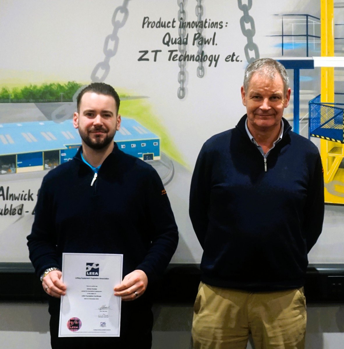 Congratulations to James Dundas for earning his LEEA foundation certificate! We are committed to growing our team's expertise in the lifting industry to provide the best service for our customers. Well done James 👏