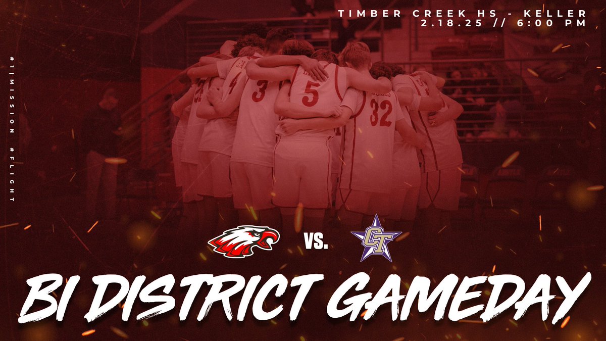 6:00 pm - Updated Game Time
🚨🚨🚨BI-DISTRICT GAMEDAY ALERT🚨🚨🚨
ARGYLE VS CHISHOLM TRAIL
🗓️FEB 18
⏲️6:00 PM
📍KELLER TIMBER CREEK HS
🎧webca.st/261453

#1|MISSION #FLIGHT