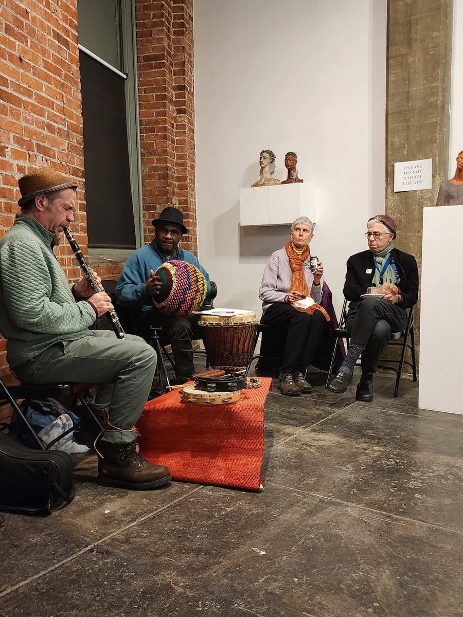 PhilaAssembly's tweet photo. Thanks to everyone who came out to the opening reception of Myriad last week! There was such a great turn out. We are honored to host Gail Lloyd's first ever solo exhibition.

[Image descriptions for visually impaired in alt text.] https://t.co/xy7CTOYY2s