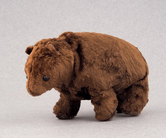 woke up today feeling very vintage wind-up toy bear from the USSR circa 1920s-30s