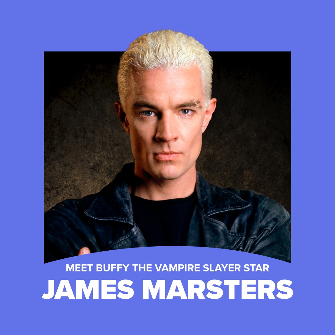 He's charming, he's dangerous, and he's heading to the Lone Star State 🩸  Meet James Marsters—aka Spike from Buffy the Vampire Slayer—at  #FANEXPODallas this May. Get tickets: https://t.co/08OTAalxyP #dallas  #texas #dfw #dallastexas #, image size:1080x1080