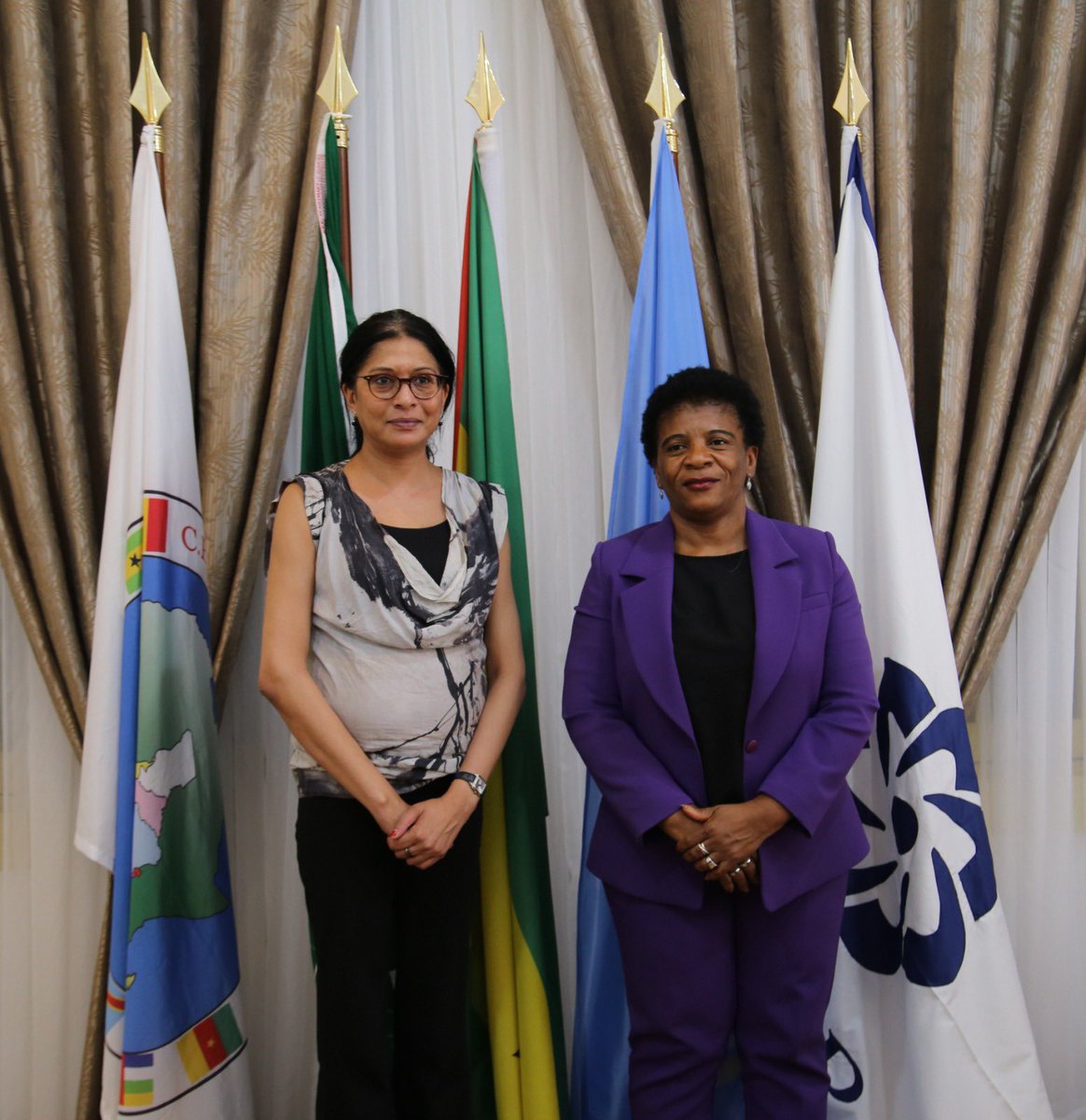 Lovita_Ram's tweet image. Pleasure meeting with new Foreign Affairs Minister to brief her of #undpstp program and discuss potential areas of collaboration with her Ministry