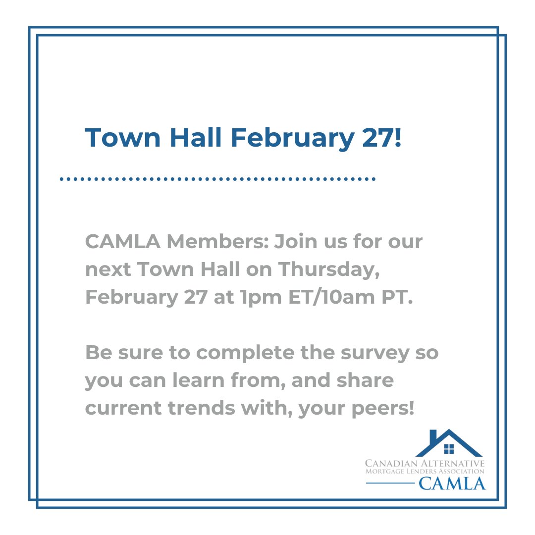 CAMLA Members: Don’t miss our February Town Hall Thurs, Feb 27!

Please complete our brief survey (link in the CAMLA Newsletter). Your feedback is anonymous and it’s vital in helping us understand industry trends, challenges and priorities.

#TownHall #industryinsight #CAMLA