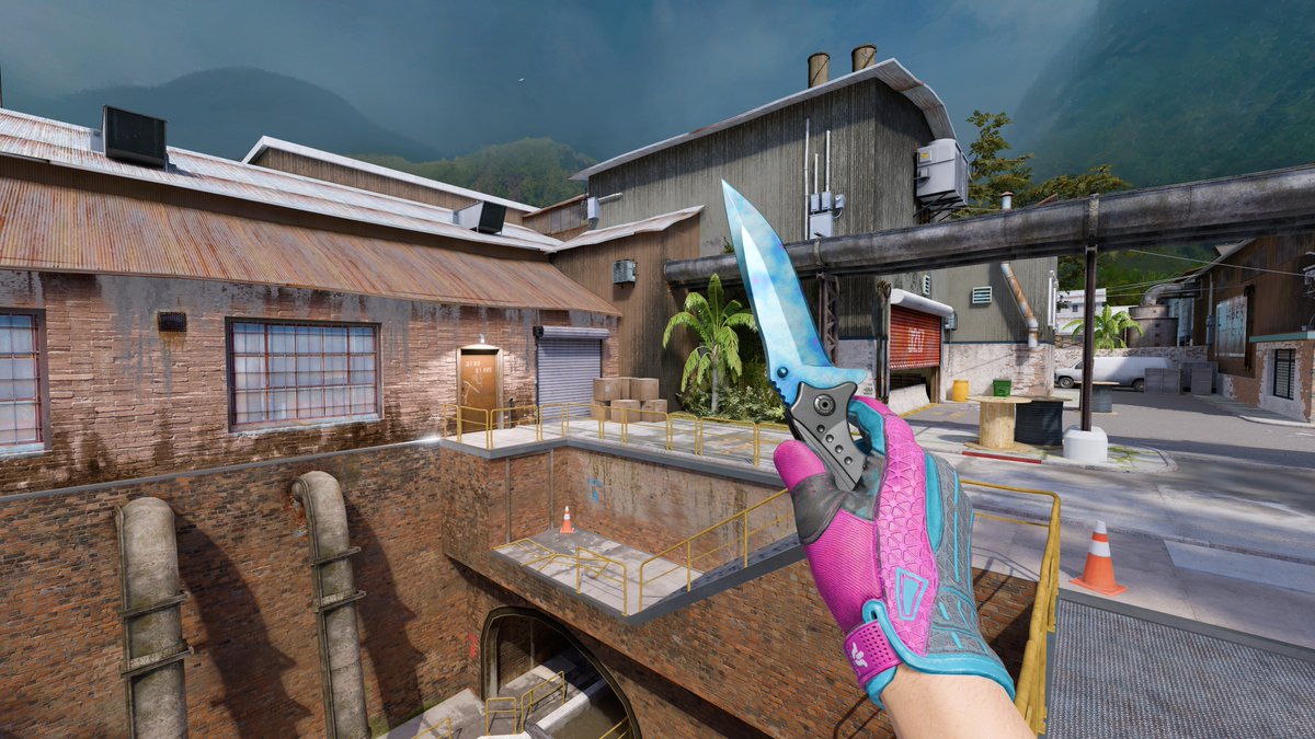 RobertB_CSGO's tweet image. Excited to showcase one of the latest arrivals  🥳

• Nomad Knife | Case Hardened #577 (0.13)

The #1 pattern for the Nomad knife exists in 12 instances total. This one ranks #4 by float  🤓