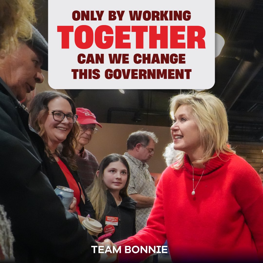 BonnieCrombie's tweet photo. I’m calling on everyone who voted NDP in the last election, to vote Liberal. 

The only way to change government is to work together. Join us! https://t.co/tFJ2EtEyO1