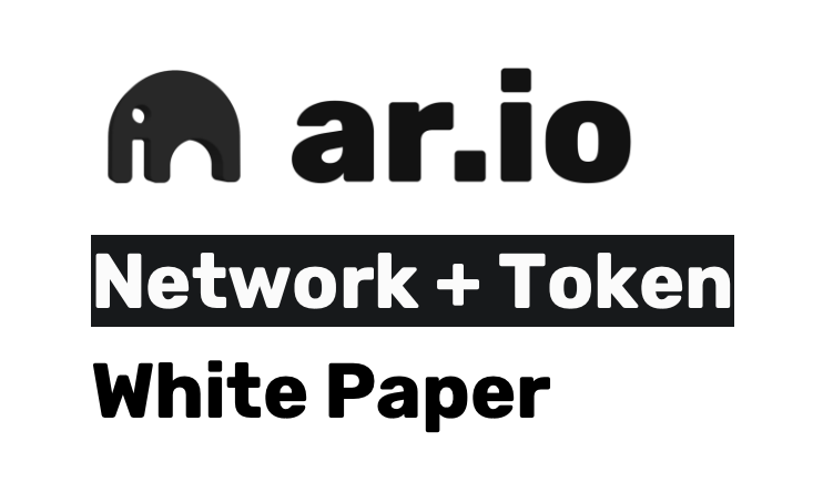 Everything you ever wanted to know about the First Permanent Cloud Network can be found in the White Paper - always accessible at whitepaper.ar.io