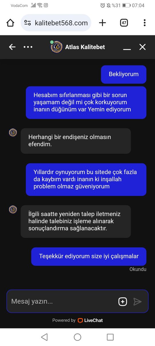 Üye <a href="/kalitesosyal/">Kalitebet</a> e yatırım yapıyor
#slot oynayıp 600K kazanıyor
Çekim verince evrak isteniyor evrakları eksiksiz gönderiyor
ancak evraklar bir türlü onaylanmayıp 
üyenin hesabı kapatılıyor
Bumu güvenilirliğiniz #kalitebet ?
Sorun çöülürse
RT yapıp bizi takip eden 20 kişiye
5K 💸