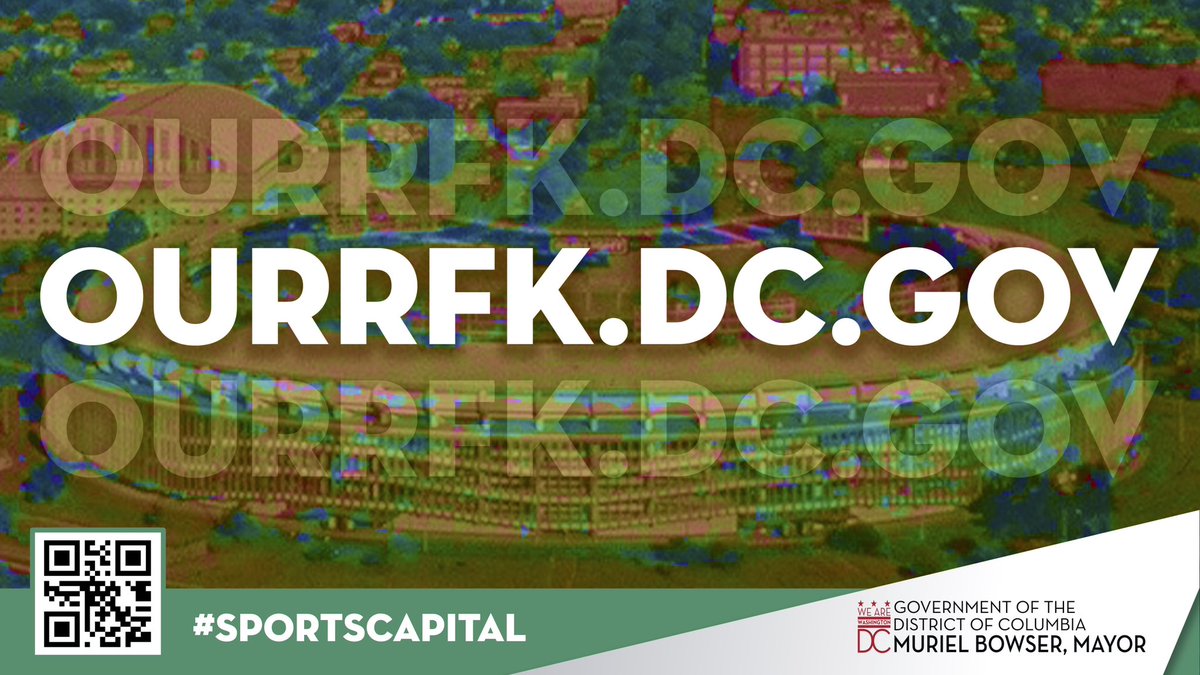 DC is the #SportsCapital! 

Sports are an important part of city pride and energy, and this is the right moment to bring the Commanders home. 

Learn about our vision for the RFK Campus here: ourrfk.dc.gov