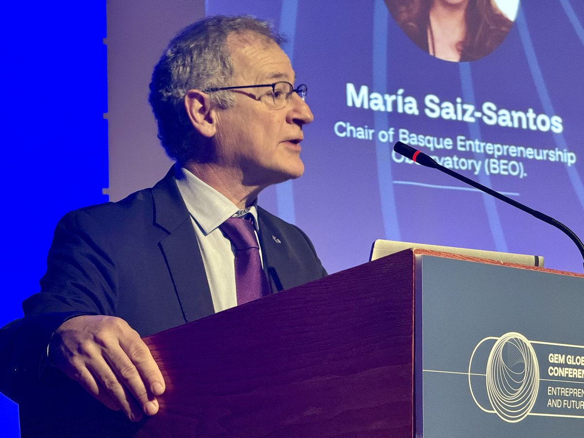 Beso zabalik hartu dugu #GEMGlobalConference UPV/EHUren Bizkaia Aretoan, ekintzailetzaren kultura sustatzea unibertsitatearen zeregin estrategikoa baita.

The GEM 24/25 Global Report is recognized as the most credible source of data related to global entrepreneurship, extremely