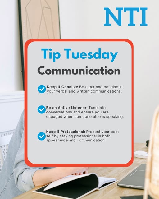 Tip Tuesday: Communication Tips for Job Candidates 

Effective communication is key to success in any job! 

Here are some tips for job candidates:
~ Be Clear &amp; Concise
~ Listen Actively
 ~ Stay Professional

Mastering communication can set you apart from other candidates!