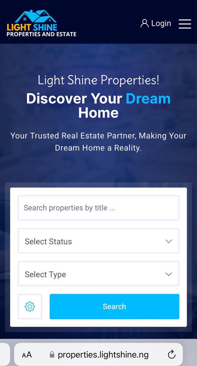 I recently completed this web design project for a client that's into real estate and agency.

Check it out here properties.lightshine.ng 

Need a website to boost your brand presence online? Don't hesitate to connect with me using this link jahveeo.com/contact