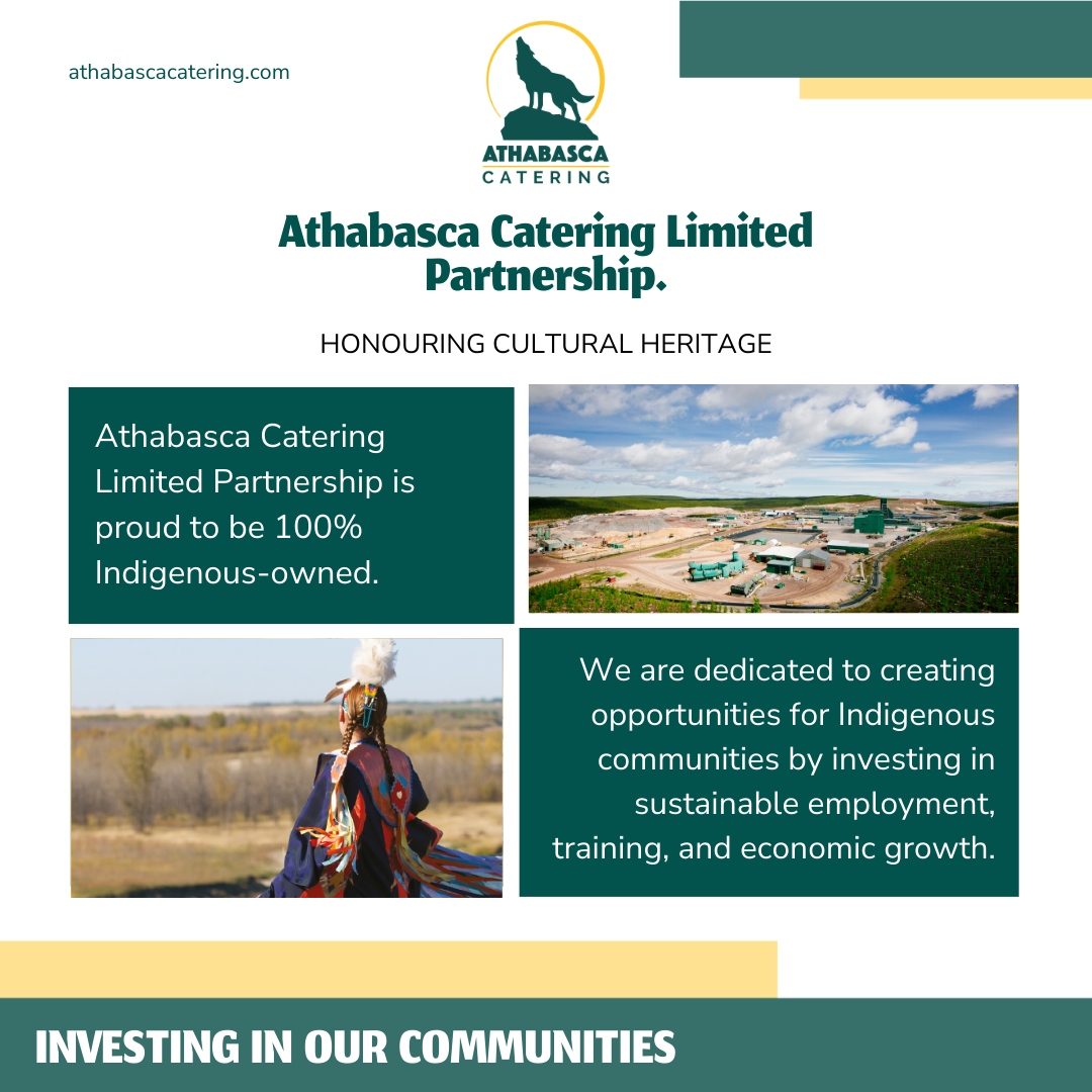 ACLP is proud to be 100% Indigenous-owned, comprised of five partner Bands: Lac La Ronge, Hatchet Lake, English River, Black Lake, and Fond du Lac.

Dedicated to investing in communities and honouring cultural heritage. 🌟
.
#catering #corporatecatering #exploration #drilling