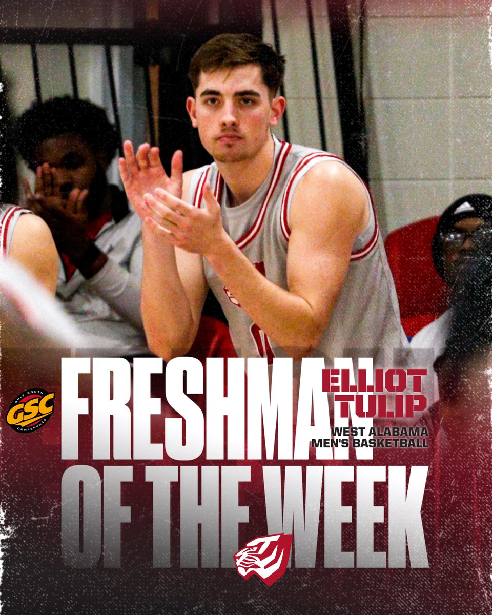 He just keeps on getting better‼️📈

Congrats to Elliot Tulip on being named the GSC Freshman of the Week for the second time this season! 🏆

📰: uwaathletics.com/news/2025/2/18…
