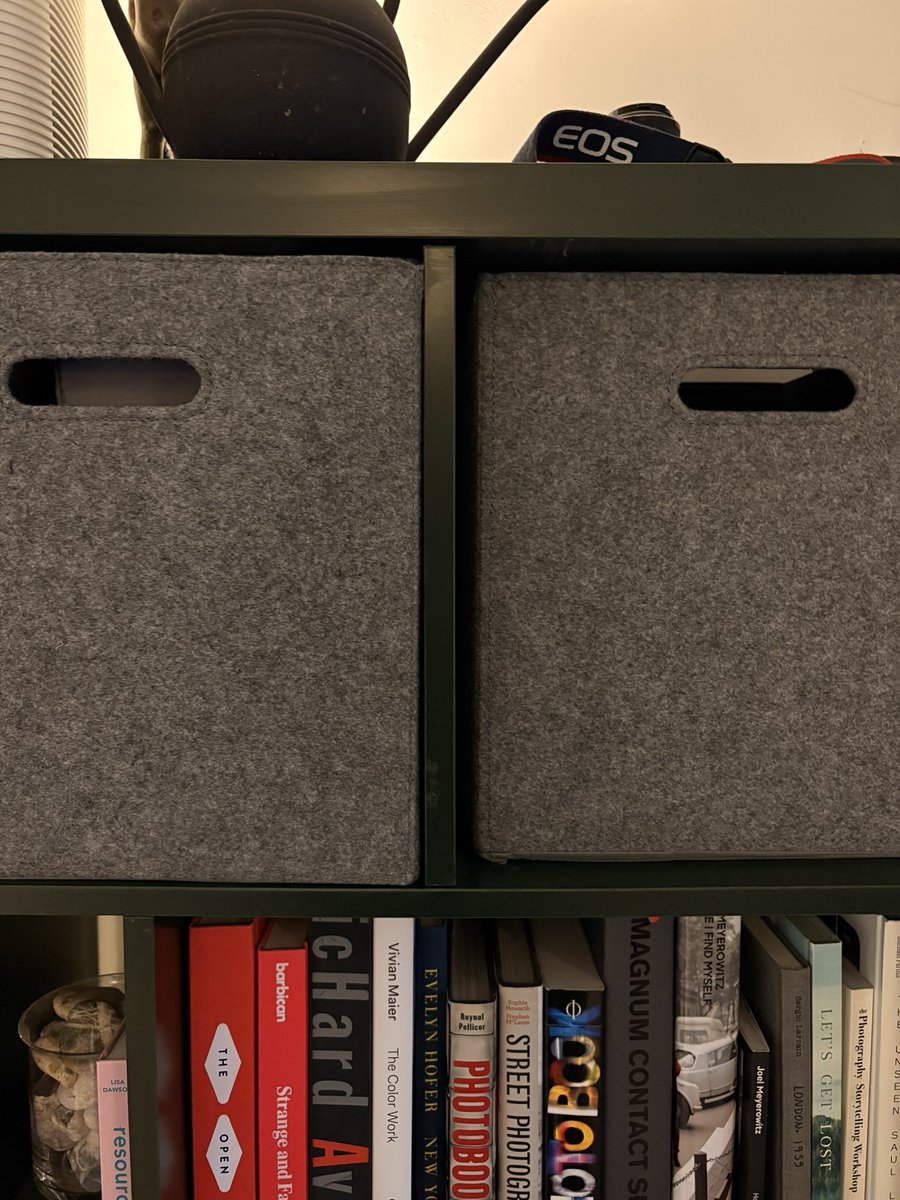 miffsdoerr's tweet photo. @IKEAUK Your new style Kallax with the offset shelves have a serious design flaw: they can’t take any load. The shelves bend &amp; warp terribly and our units are only a couple of months old. What can we do?! https://t.co/SkA5HB2V1K