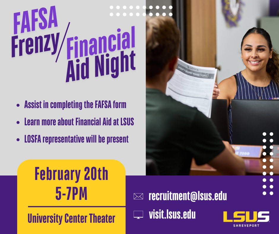 LSUS Admissions tweet media