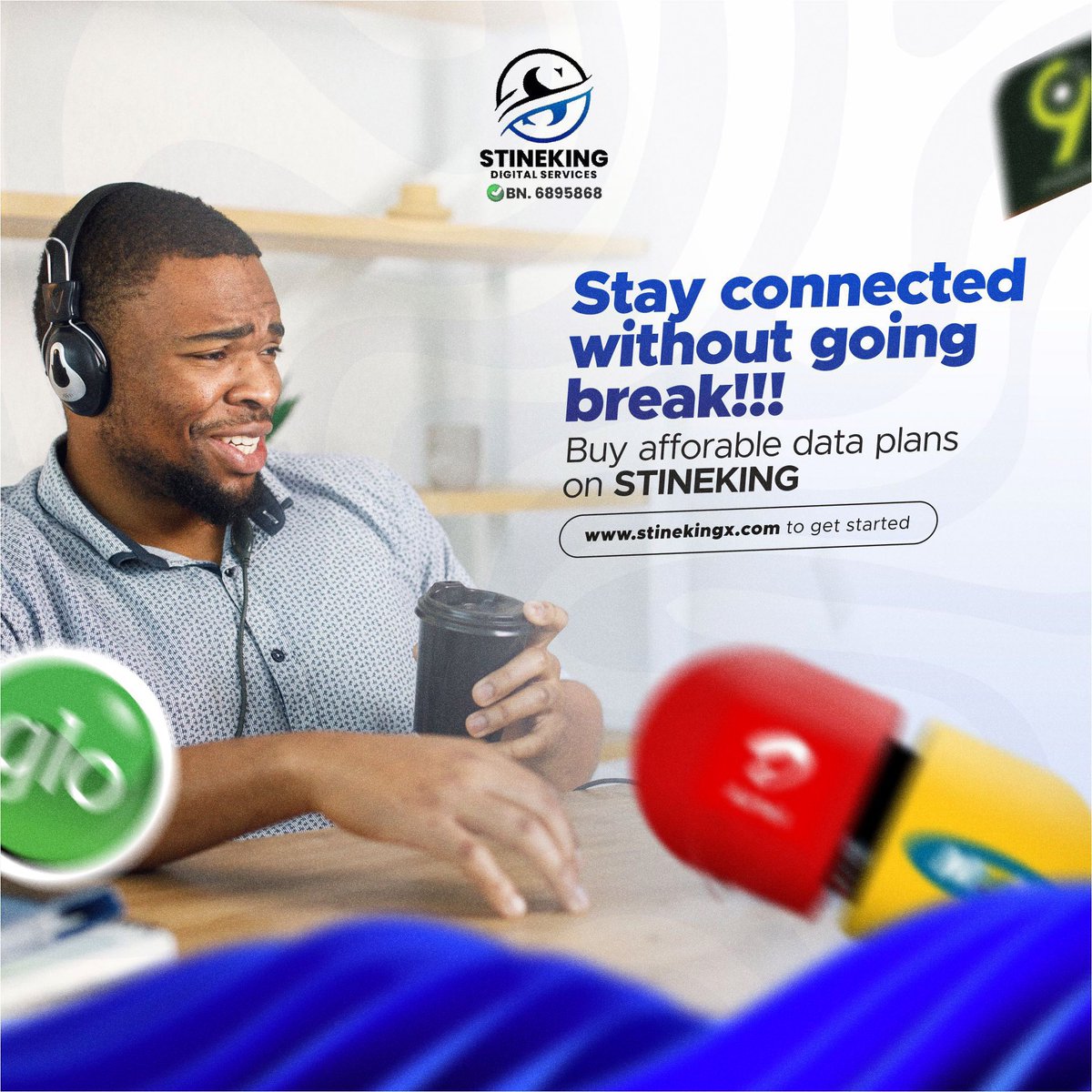 stinekingx's tweet photo. Simplify Your Data &amp; Internet Subscription Payments with Stineking Digital Services.

Staying connected shouldn’t be a hassle, and with Us. Whether you’re managing your mobile data plan or paying your internet subscription, we make it easier for you to stay on top of your bills. https://t.co/dLmdxax3zK