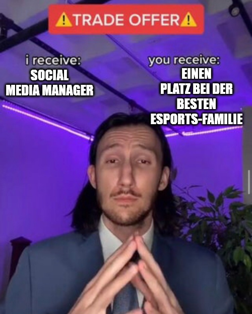 ewaveesports's tweet photo. Heute ist es sehr ruhig um unsere Teams, und ich brauch Unterstützung, deswegen obligatorischer Hilfeschrei:

Wenn du also Erfahrung im Social Media Bereich hast oder sammeln möchtest, melde dich gerne bei uns hier oder auf Discord!👀

#PERFECTWAVE🌊 https://t.co/Em29fV1fqW