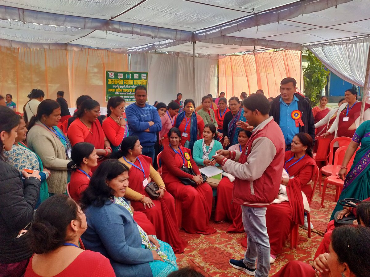 REAPNainital's tweet photo. AGM of Alaknanda CLF Haldwani successfully organised today in presence of SHG members, CLF, block &amp; DPMU staff and public representatives. Also met GM DIC reg Buyers sellers meet &amp; SARAS Mela.
@CdoNainital @REAPNainital @REAPUttarakhand 
@ganeshjoshibjp https://t.co/XndAZD85Ce