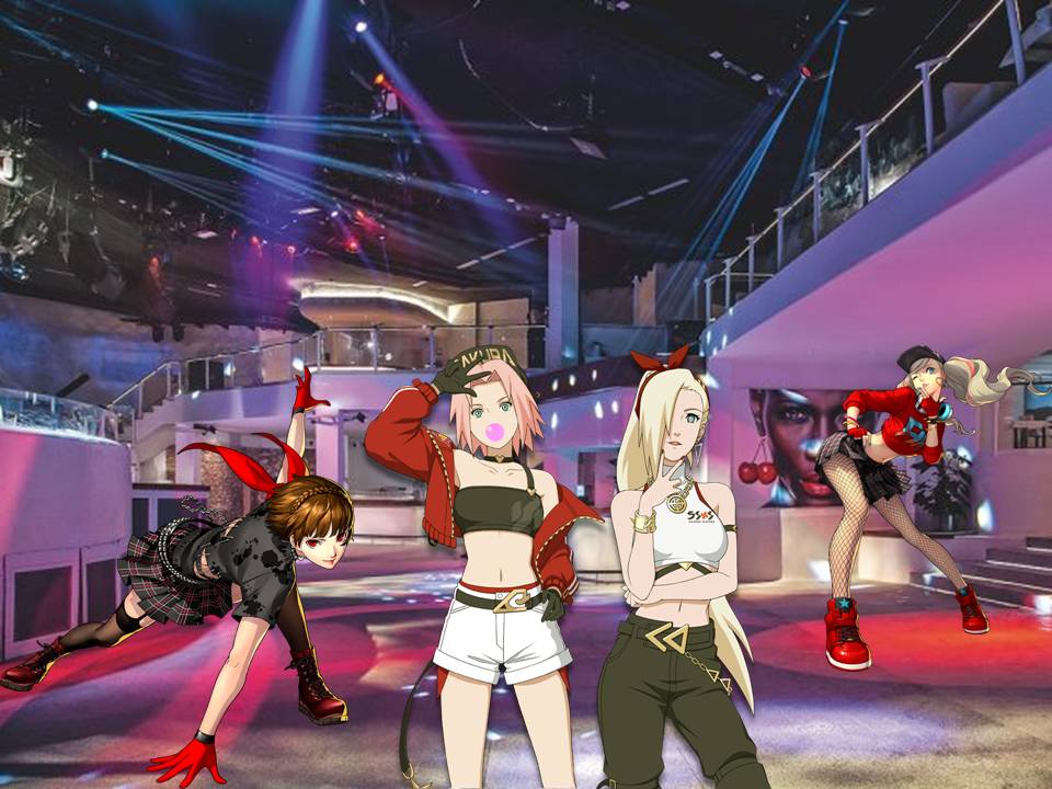 AdriRonoa's tweet photo. De vacaciones en Ibiza, Sakura, Makoto, Ann e Ino han ido a la discoteca Pachá a pasar una divertida noche bailando. #espanacore https://t.co/yKKzWU5h4v