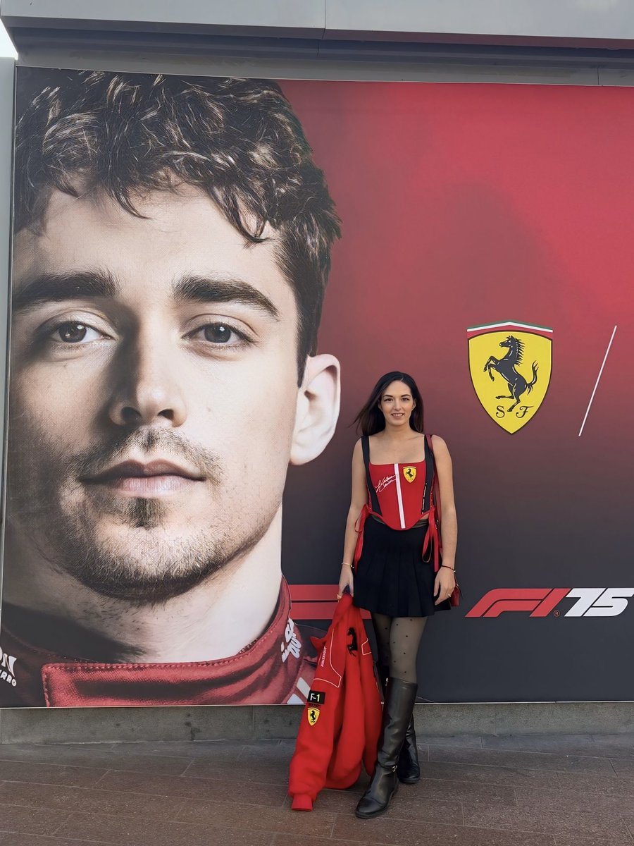 Ready to represent Ferrari at tonight’s F1 75 Live!! #F175 #f175live #f1 #ferrari