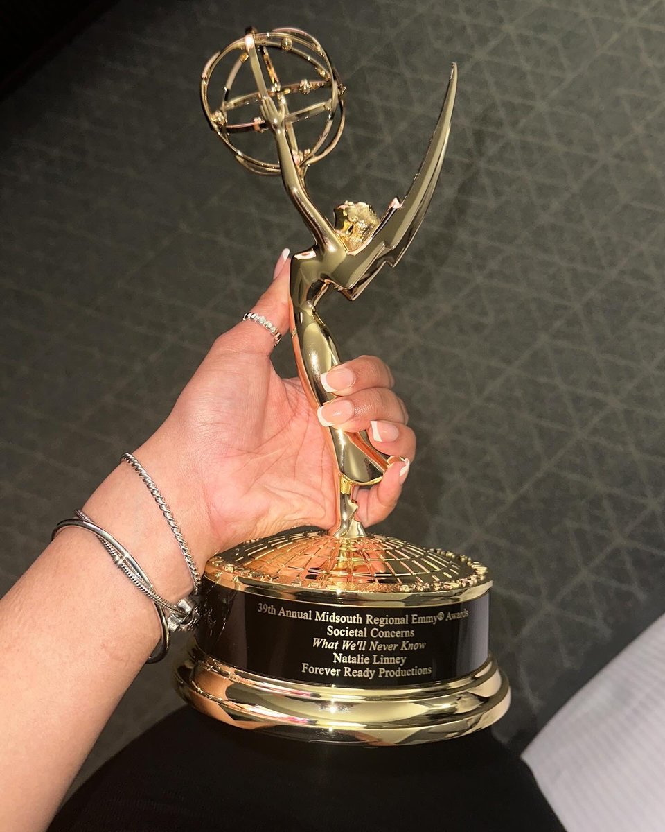 Dillard University proudly celebrates Natalie Linney ‘23, on her achievement as an Emmy Award-winning producer! This past weekend, Natalie won a Midsouth Emmy Award in the category of “Societal Concerns” for her work as Producer on the documentary, “What We’ll Never Know”.