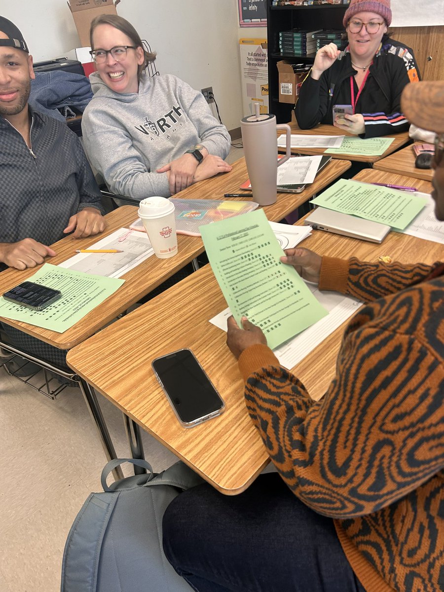 Reese_Educator's tweet photo. I was so excited to engage 6-12 ELA educators as I facilitated 4 PL sessions on the New K-12 ELA standards (Text/ Techniques)…thoughtful discussions 💭, collaboration 🫱🏾‍🫲🏼, as we embrace the new standards 📖‼️ https://t.co/DN1162dXBL