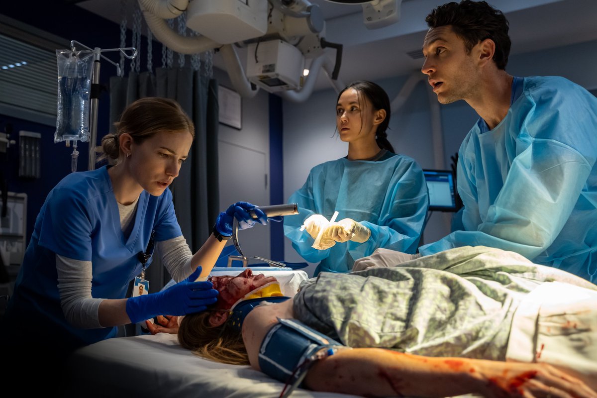 Here's your first look at your next TV obsession. 

Colin Woodell, Willa Fitzgerald, and Justina Machado star in Pulse, a new medical drama set at Miami's busiest Level 1 Trauma center. Premieres April 3.